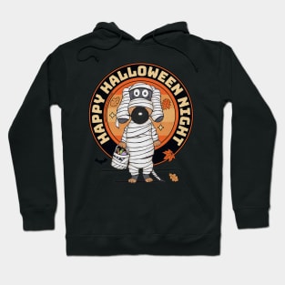 Funny Cute Happy Halloween Night Doxie Dachshund Dog Hoodie